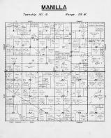 Manilla Township, Cavalier County 1954